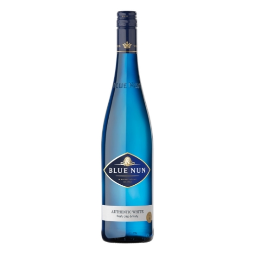 750ml bottle of Blue Nun Authentic White Semi-Sweet German Wine 10% ABV – wholesale NZ