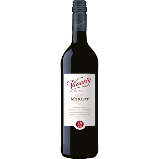 Bottle of VIVERTY Merlot 3.9% Wine 750ml