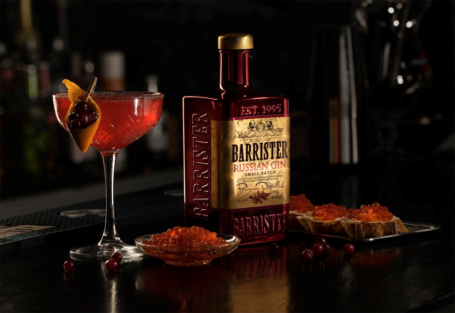 Barrister Russian Gin 43 700ml. Euro Liquor Buy alcohol online