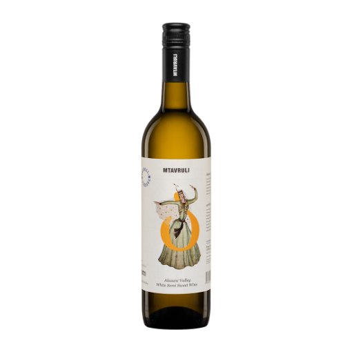 Bottle of Teliani Valley Alazani Valley Georgian Semi-sweet White Wine