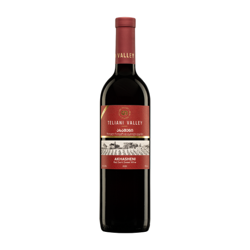 Picture of Georgian Wine Red Semi-sweet Akhasheni Teliani Valley 12.0% 750ml