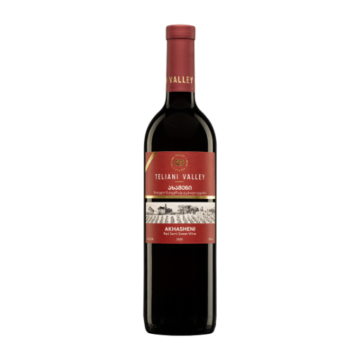 Picture of Wine Georgian Red Semi-sweet Akhasheni Teliani Valley 12% 750ml