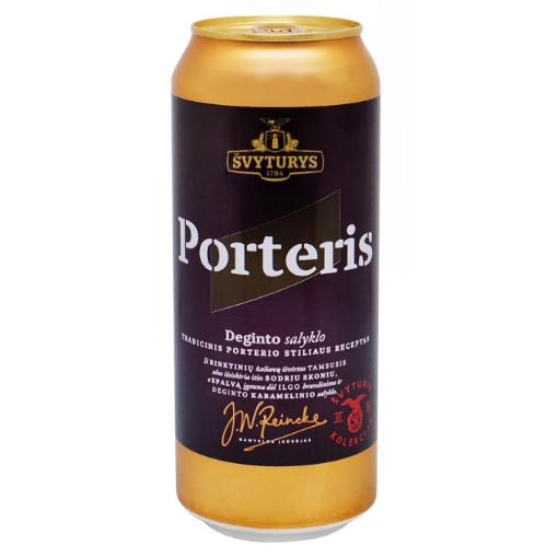 Picture of Beer Porter 6.9% Svyturys Can 500ml