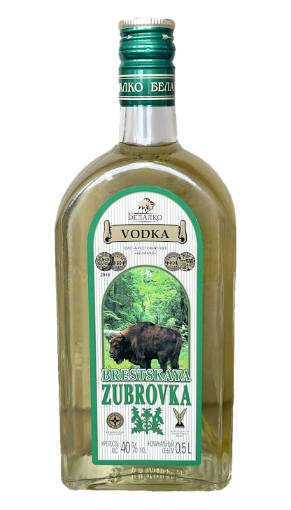Picture of Vodka Zubrovka 40% Alc 500ml