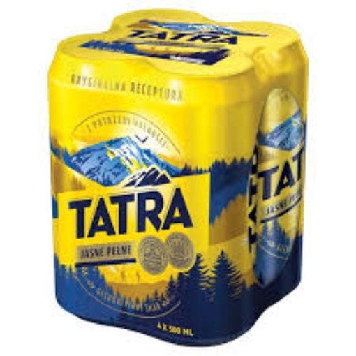 Picture of Beer Tatra 6% Can 500ml x 4 pack