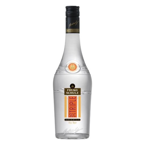 Fruko-Schulz Triple Sec Liqueur Bottle 700ml - Clear Orange Flavoured Liqueur