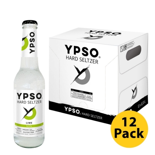 Picture of Seltzer RTD LIME YPSO 5.5% 330ml - 12-pack 