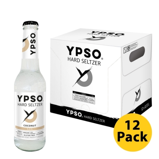 Picture of Seltzer RTD COCONUT YPSO 5.5% 330ml - 12 pack