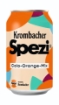 Spezi Krombacher Soft Drink 330ml can, featuring distinctive orange and cola branding.