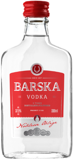 Barska Red Vodka 37.5% 200ml – Premium Lithuanian Vodka