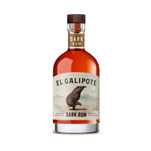 El Galipote Dark Rum 40% 700ml – Premium Caribbean-Style Dark Rum