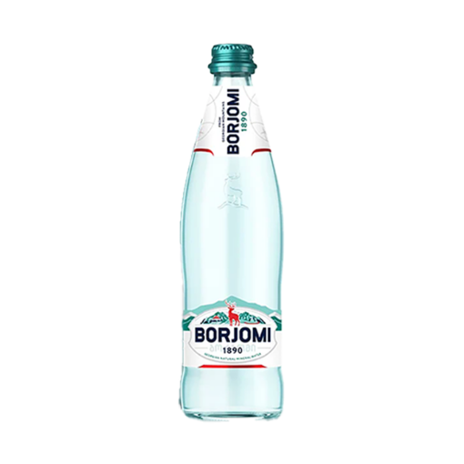 Borjomi Mineral Water 500ml bottle – natural sparkling Georgian water