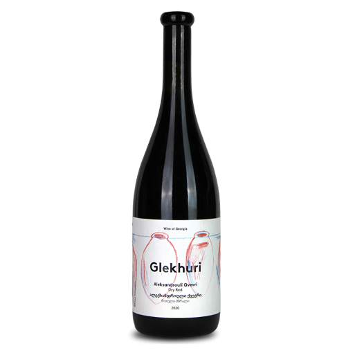 Picture of Georgian Wine Red Dry Aleksandrouli Qvevri Glekhuri 13.0% 750ml