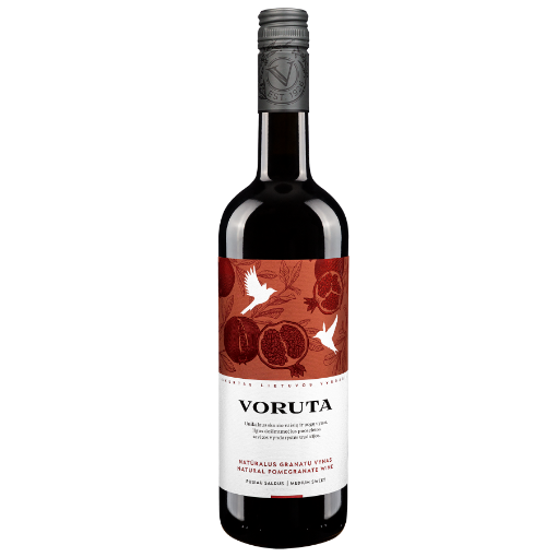 Picture of Lithuanian Fruit Wine Red  Pomegranate Voruta 12.0% 750ml