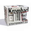 Krombacher Pilsner 5-pack with conical glass