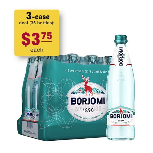 Picture of SPECIAL DEAL: 3 cases of Mineral Water Borjomi Bottles 500ml 