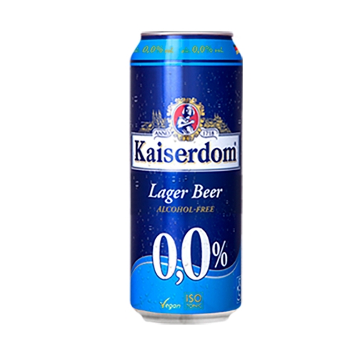 Kaiserdom 0% Lager Beer Can 500ml - German Alcohol-Free