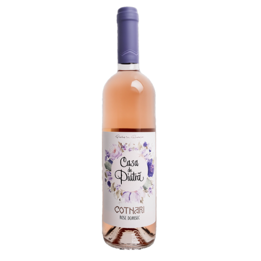 Picture of Romanian Wine Rose Semi-Dry Casa de Piatra  Cotnari 12.0% 750ml