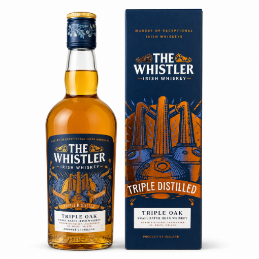 Picture of Whiskey Irish TRIPLE OAKED The Whistler 40% Gift Box Bottle 700ml